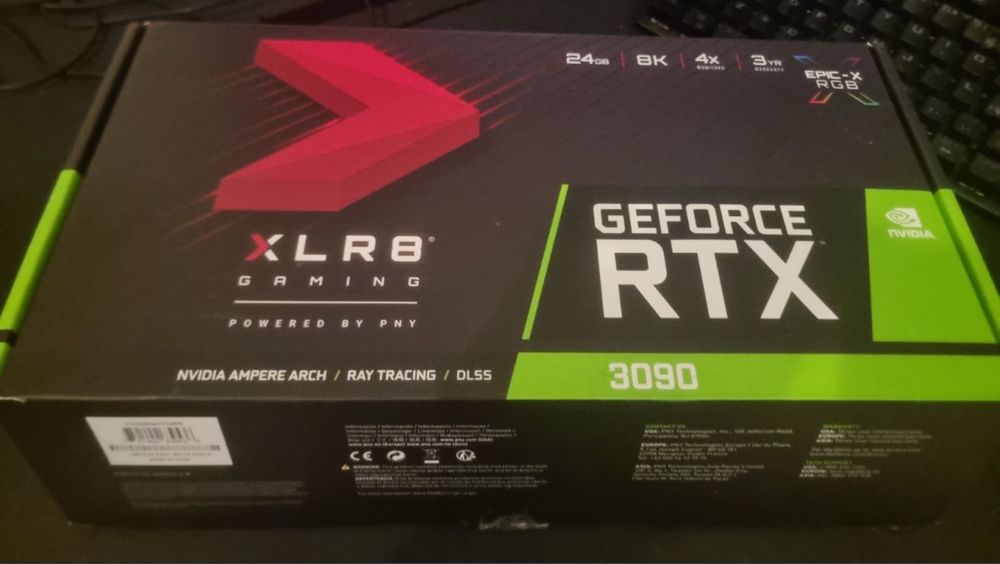 Vendo 3090  24gb com caixa,  a trabalhar perfeitamente
