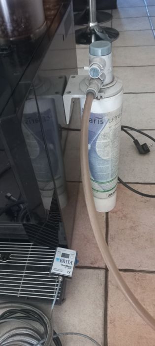 Ekspres przemysłowy do kawy wmf 1200s + lodówka oraz filtr wody