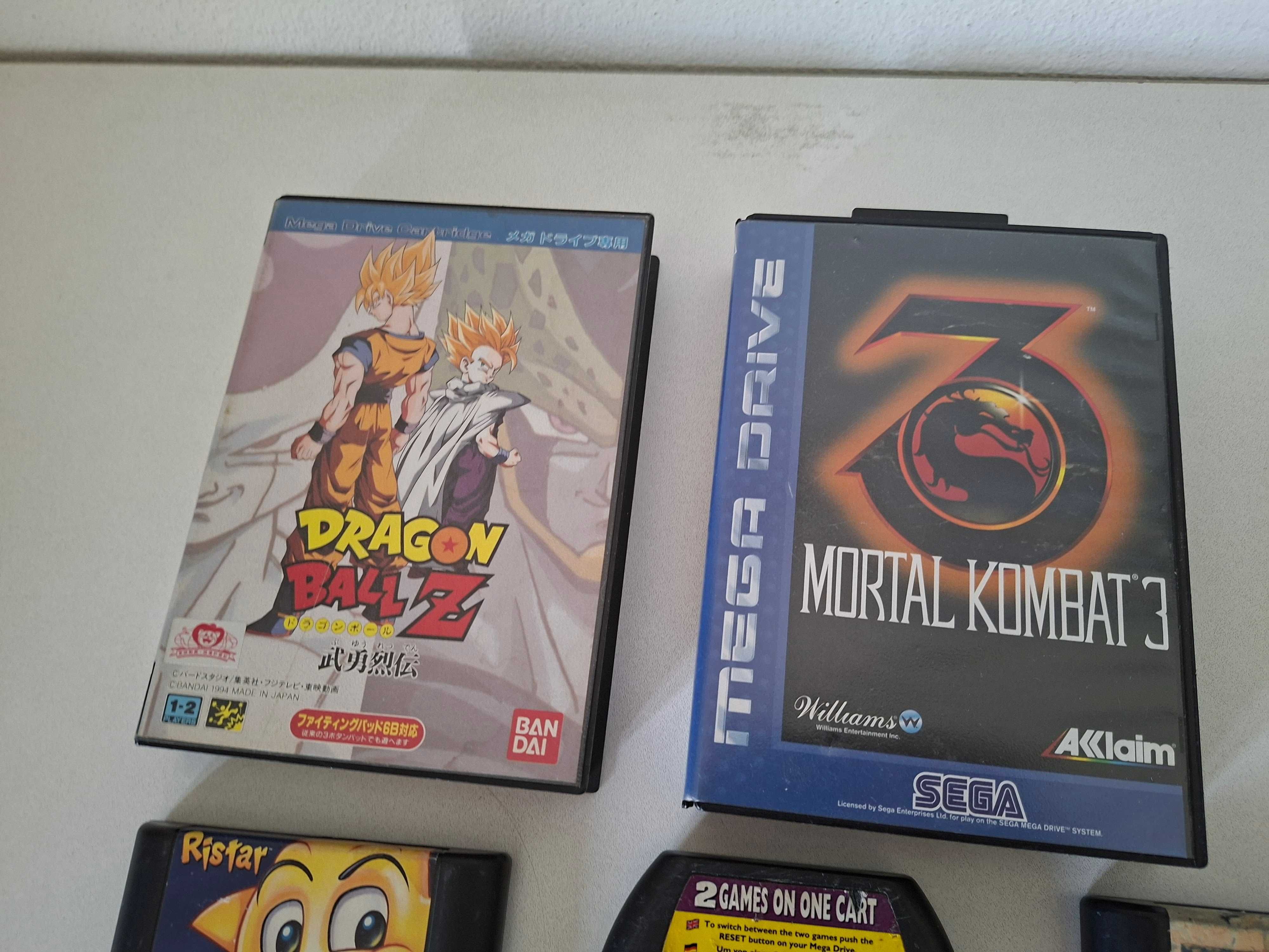 8 Jogos Sega Mega Drive | Dragon Ball Mortal Kombat Sonic *Ler Desc*