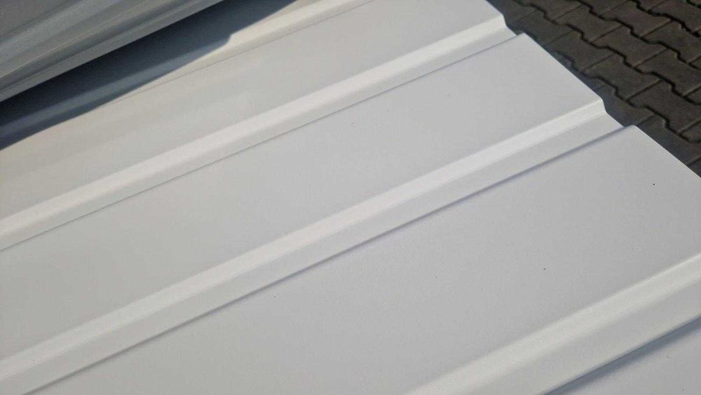 Blacha trapezowa BIAŁA 9010P na sufit, ścianę, podbitkę TBD-7 TANIO