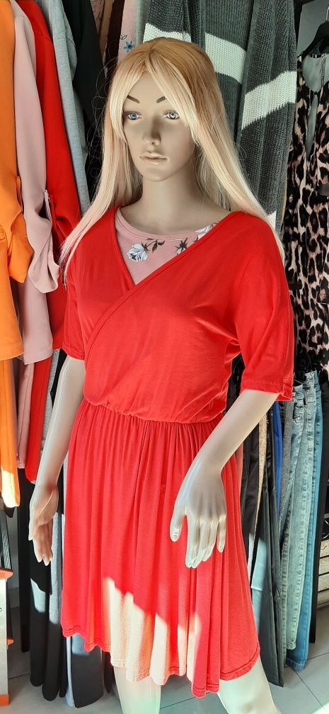 Czerwona sukienka MORAJ XL NOWA