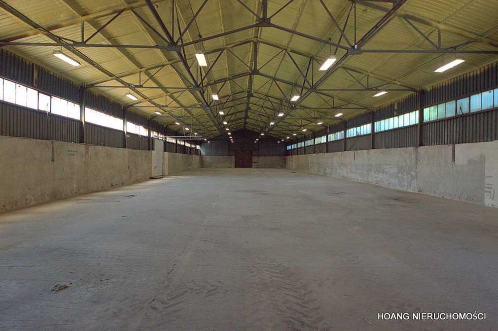 magazyn z możliwością produkcji+ rampa+ plac