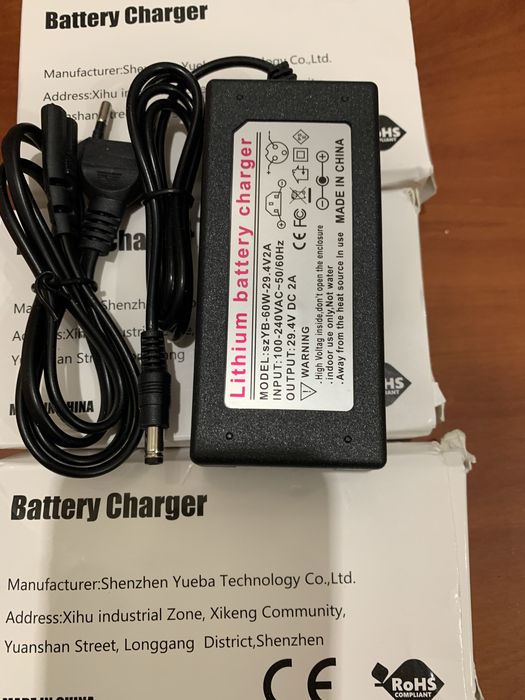 Зарядка 7s (24в)29.4v-2A li-ion smart