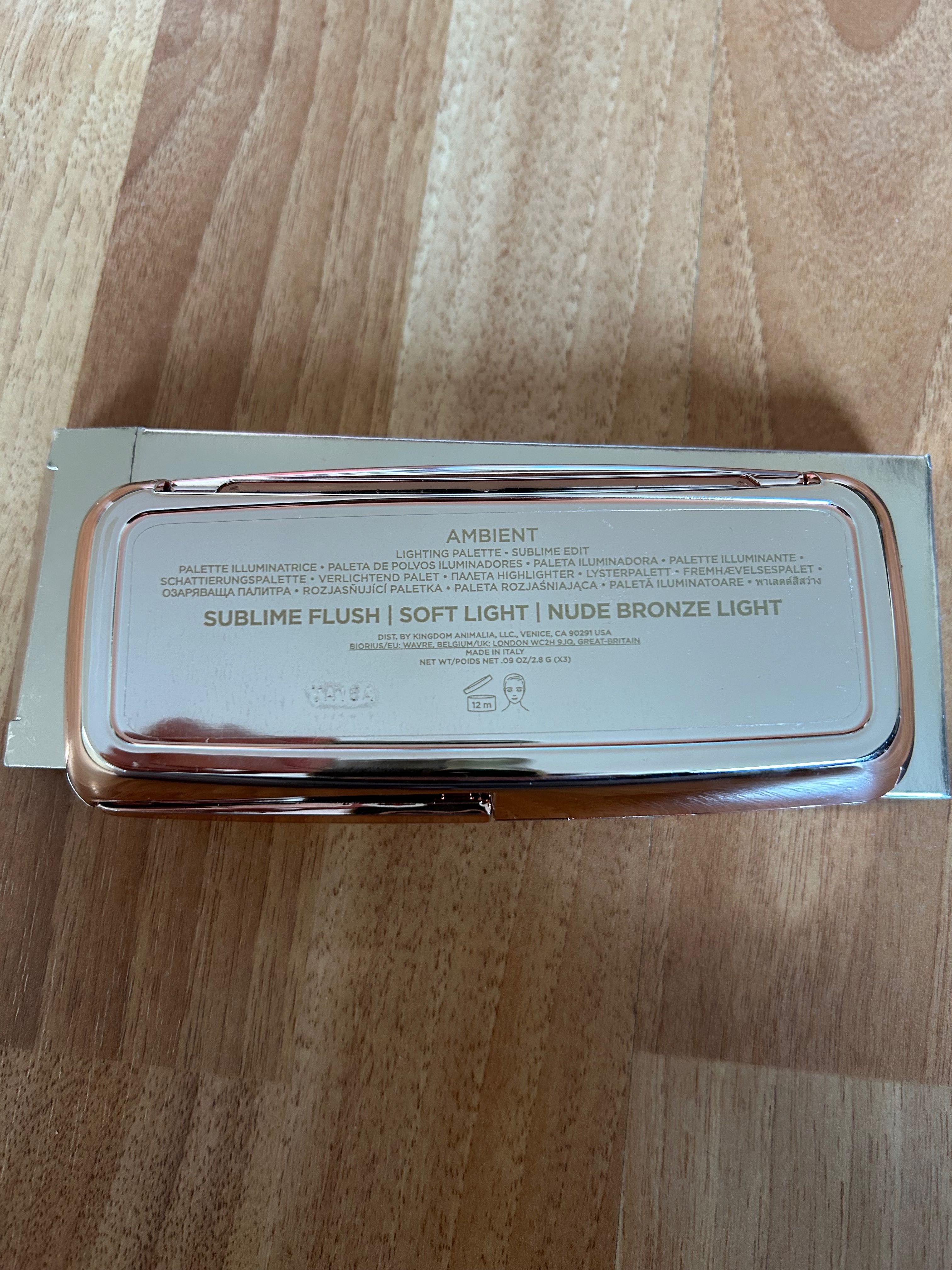 Paleta hourglass ambient sublime edit