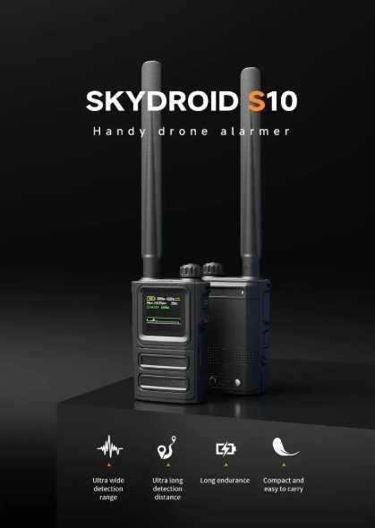 Детектор дронів Skydroid S10 з діапазоном виявлення 300МГц-6ГГц