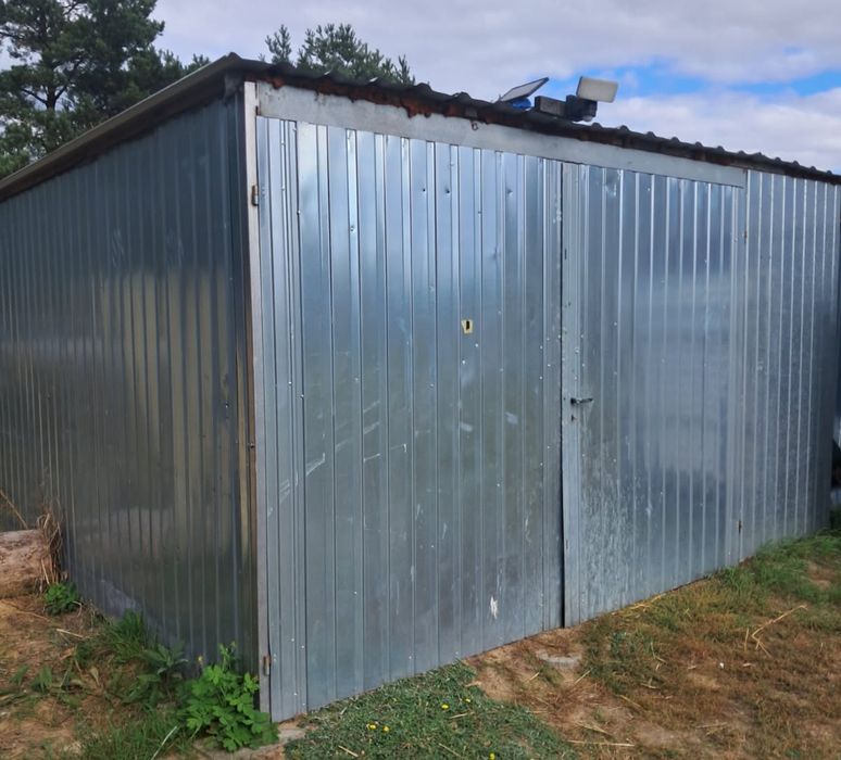 Garaż blaszany 4x6m, 24m², TRANSPORT od zaraz