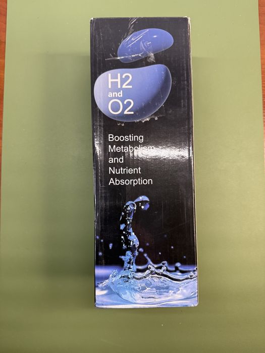 Бутилка з воднем 300 мл, генератор H₂, перезаряджувана скляна