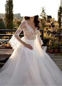 Suknia ślubna XS Klasyczna Romantyczna Elegancja Wedding Dress Premium