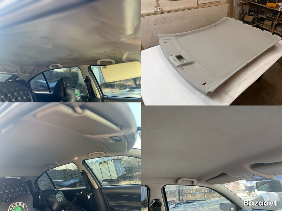 Перетяжка потолка авто