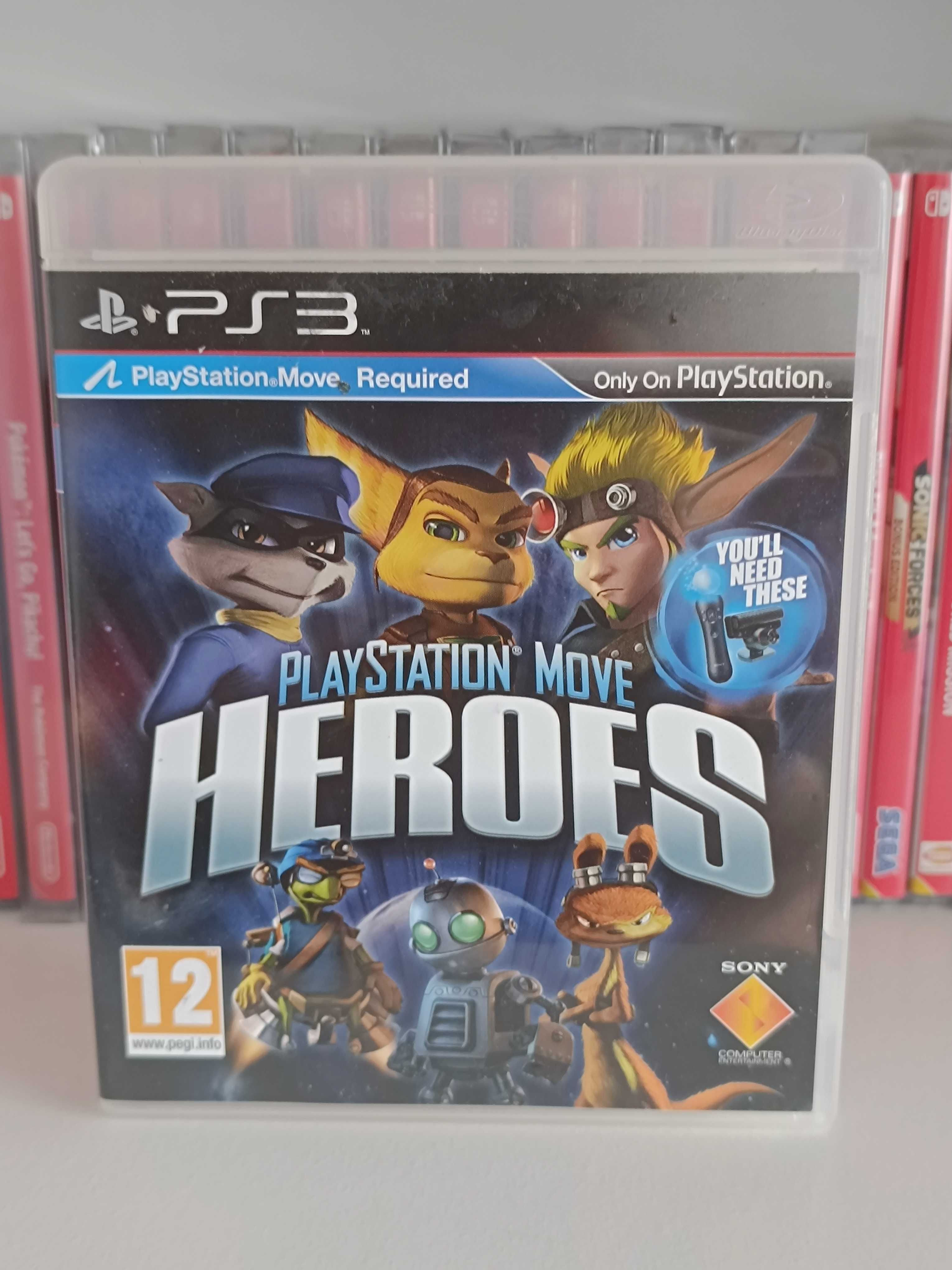 PS3 Jogos Little Big Planet Karting e Playstation Move Heroes