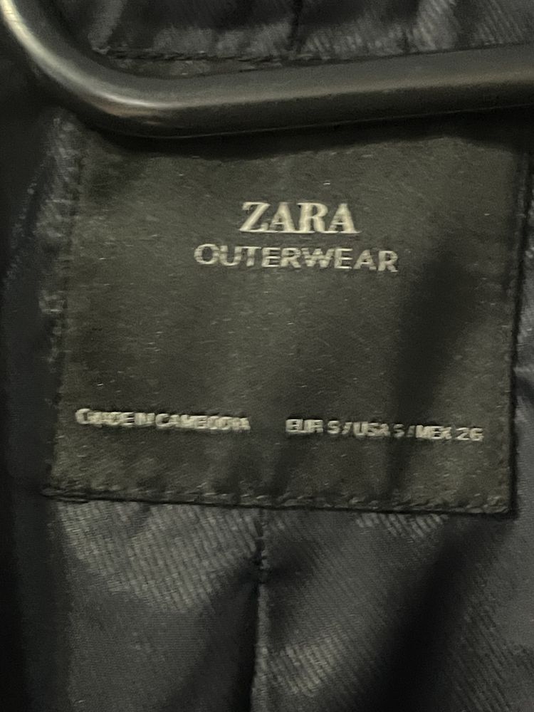 Płaszcz Zara 36 s granatowy