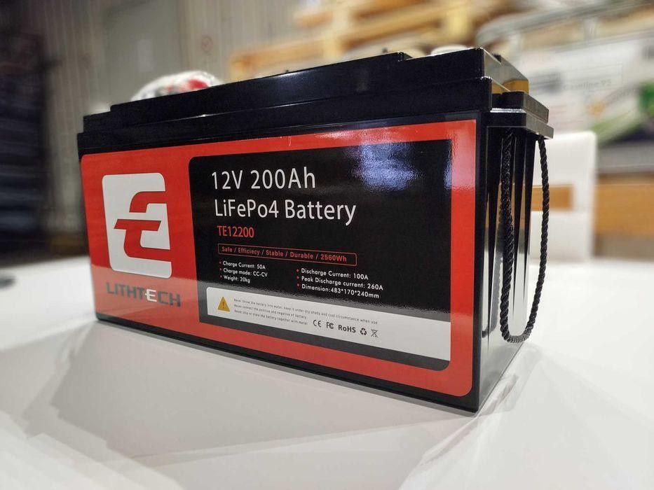 Батарея Life4po 12,8v 200 Ah - 2.56 кВт з BMS та Blooetooth Знижка