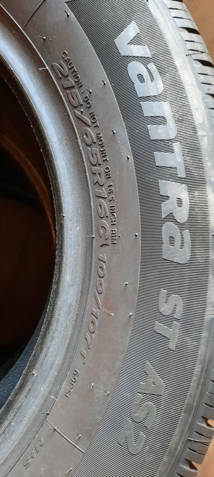 Opona pojedyncza wielosezonowa HANKOOK 215/65R16C