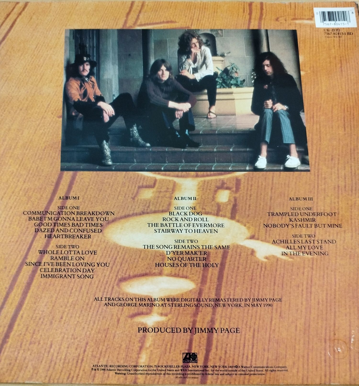 Vinil de Led Zeppelin