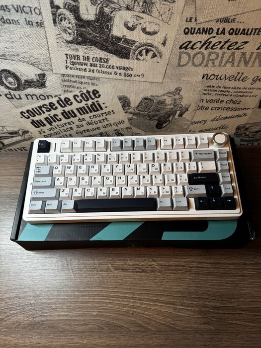 Клавіатура бездротова AULA F75 LEOBOG Reaper Hot-Swap PBT