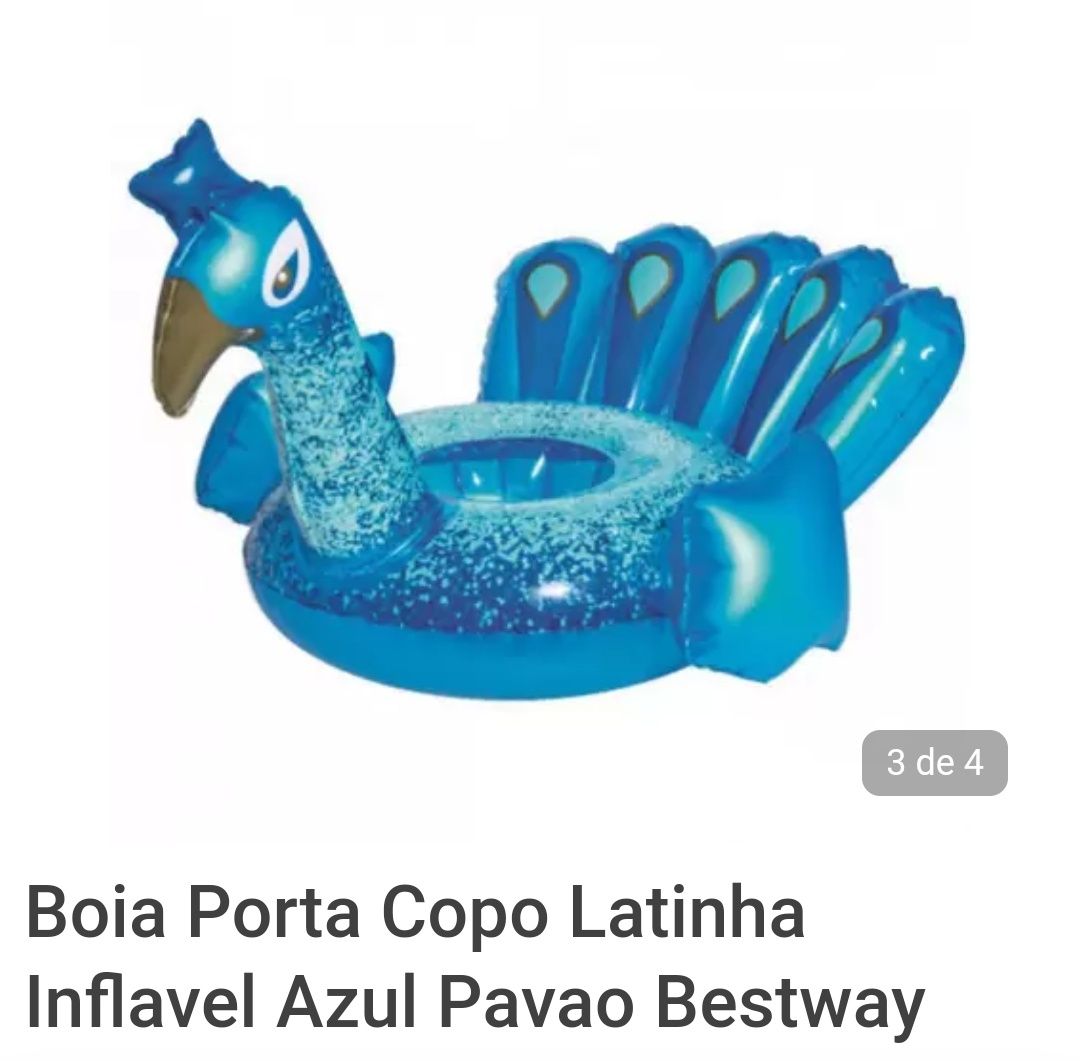 Bóia Porta Copo Pavão Bestway