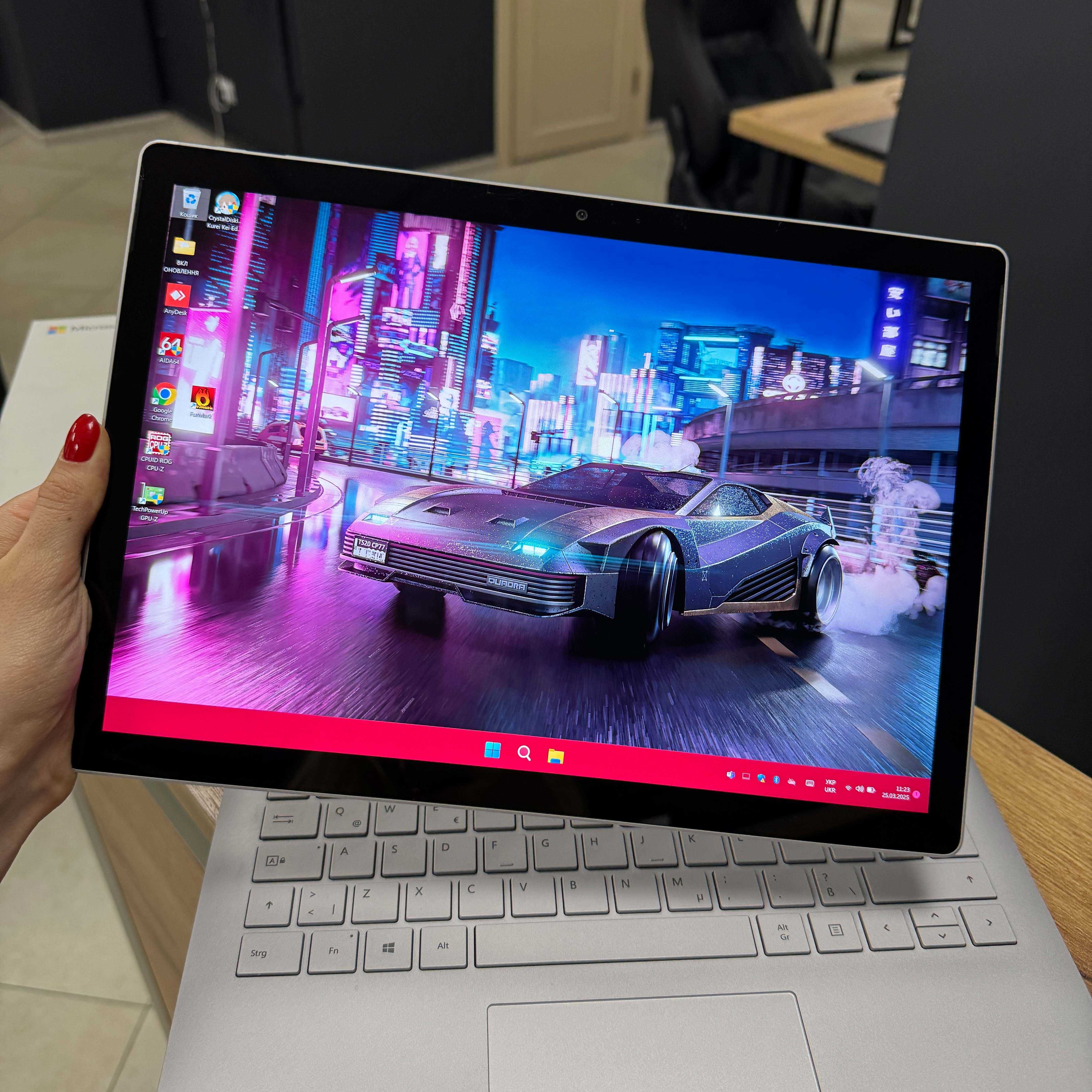 Ігровий 2в1 Microsoft Surface 2 - 3K сенсорний/i7 8650U/GTX 1050 2 GB