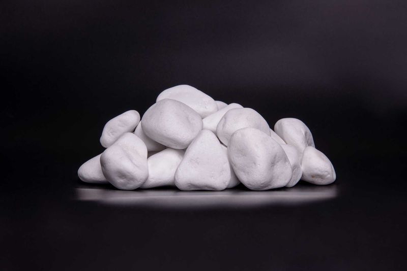 Kamień ogrodowy Thassos otoczak biały 1-2cm 2-4cm 4-8cm 8-13cm, 1 Tona