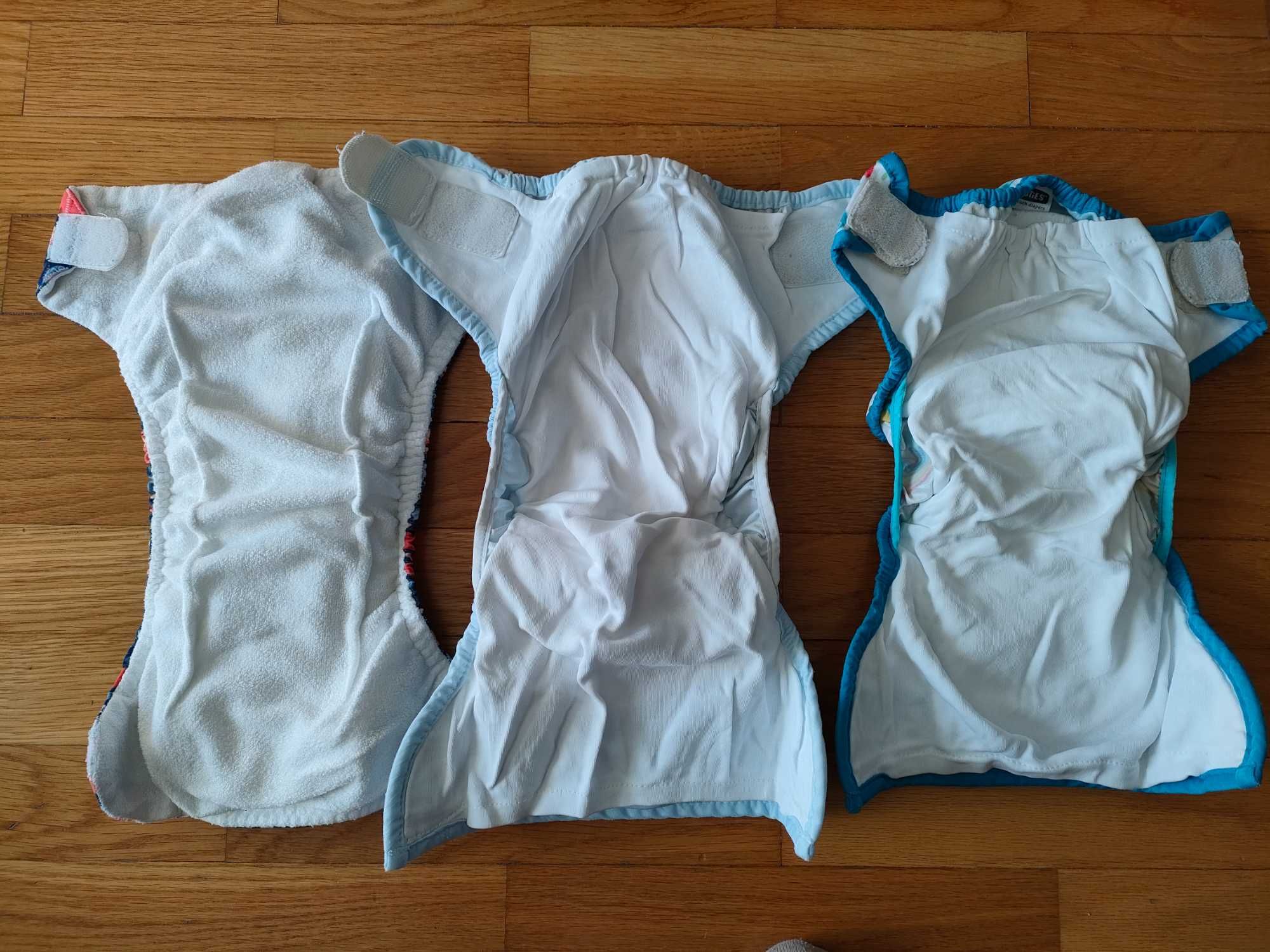 Fraldas reutilizáveis de bolso (fibras naturais) Thirsties e Bamboolik