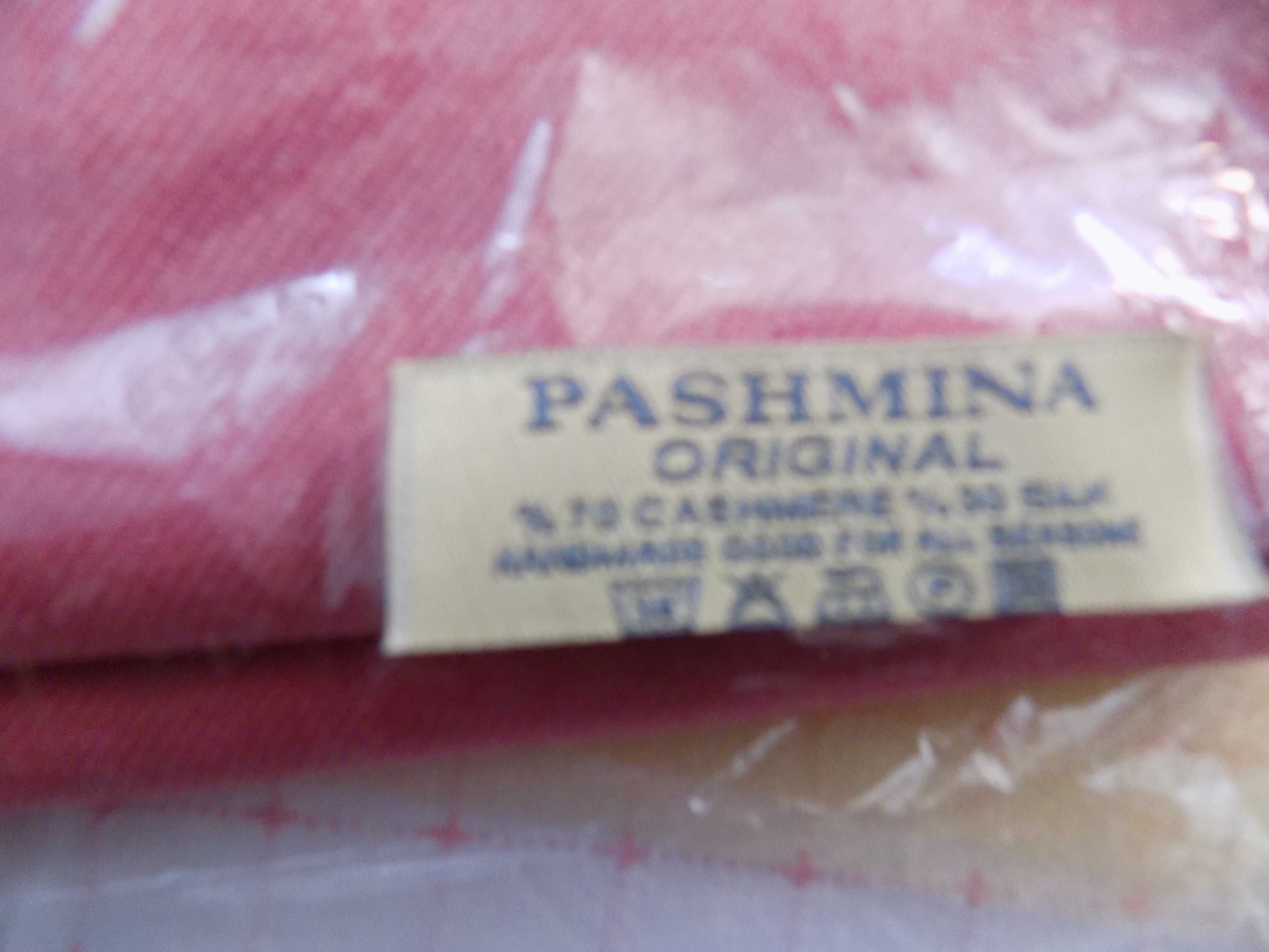 Piękny szal  Pashmina Original.  Nowy przywieziony z USA