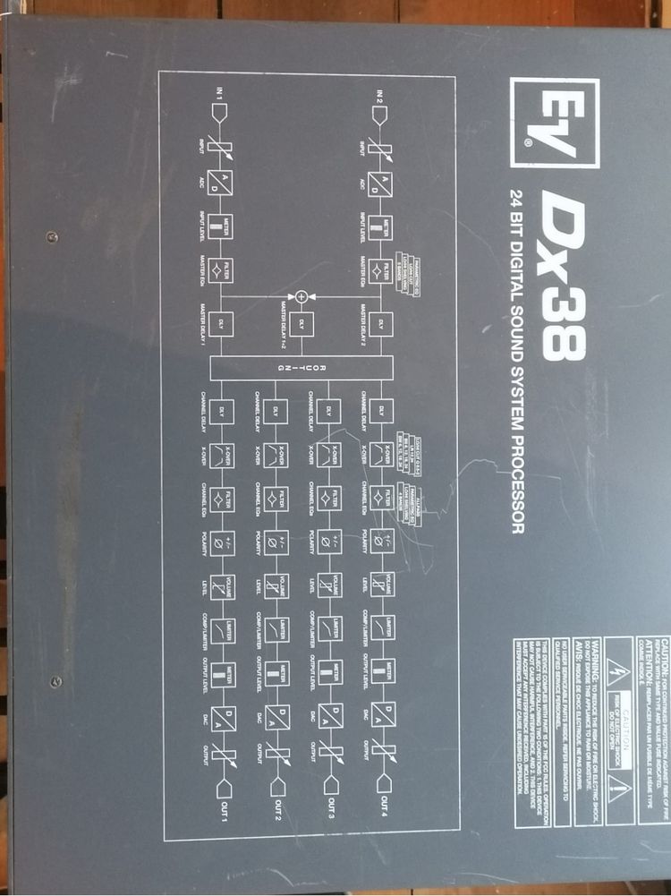 Processador de sinal digital Electro Voice DX38