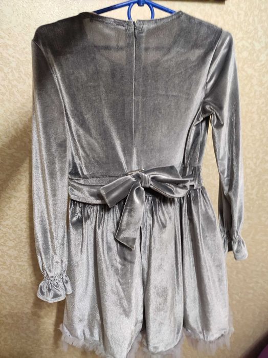 Сукня для дівчинки (костюм кози) сірий 128р