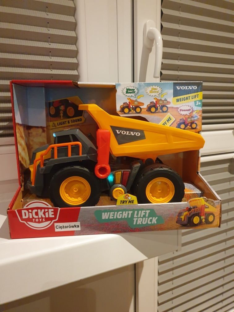 Nowa Ciężarówka/Wywrotka Dickie Toys, Volvo, dźwięki, światła