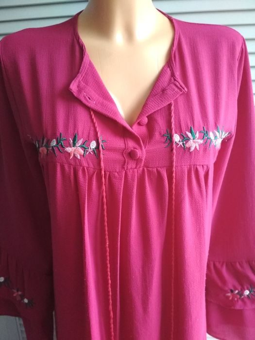 Sukienka retro vintage folkowa z haftem