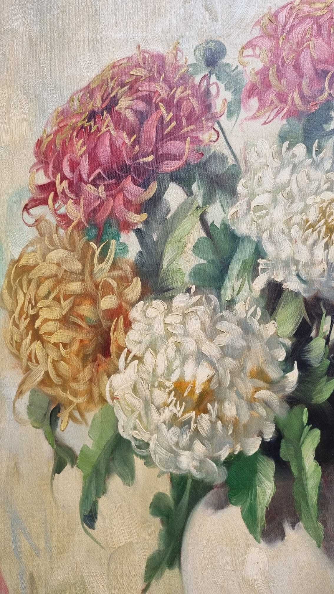 Chryzantemy w wazonie, H.A.Volkwein