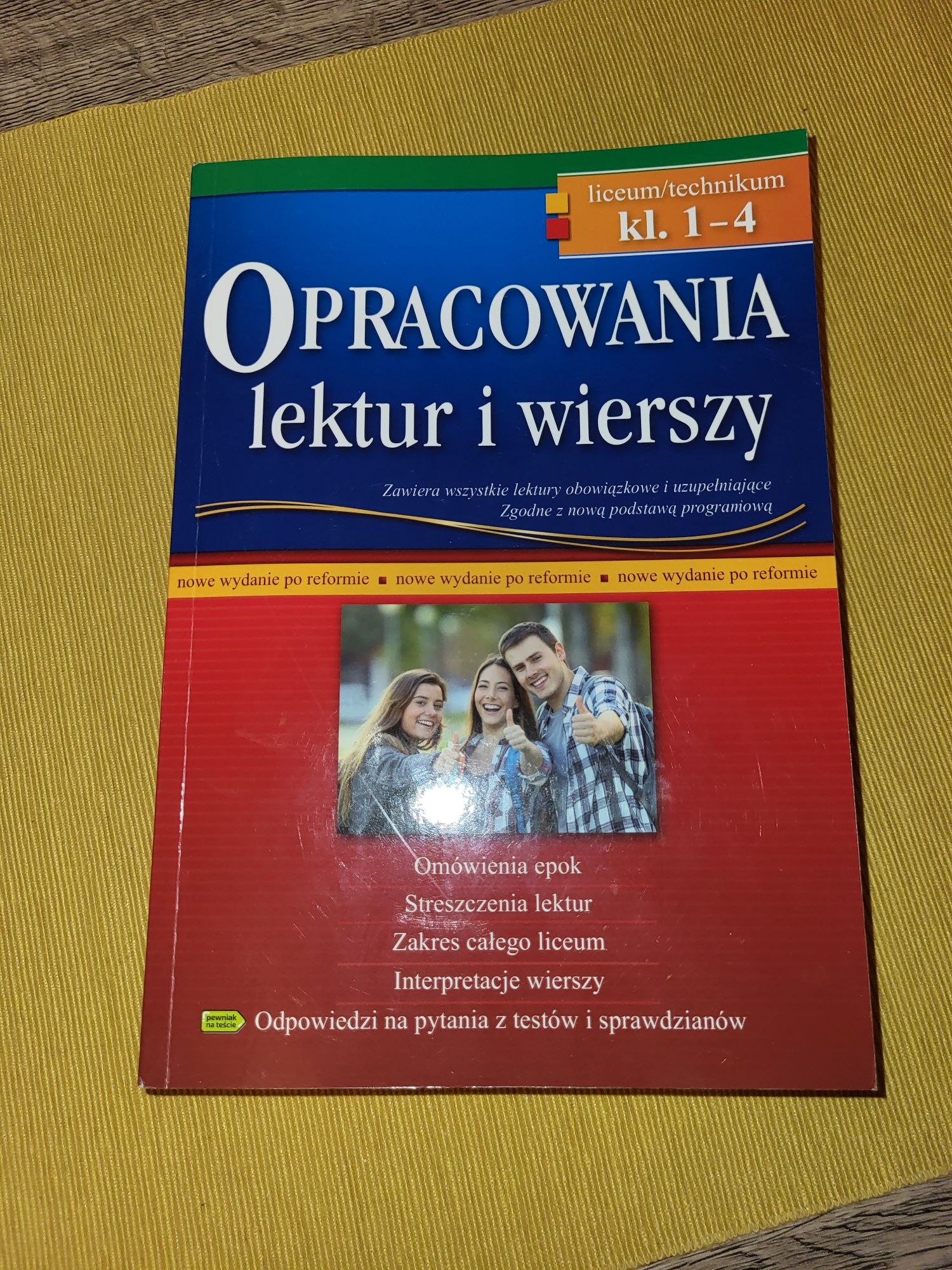 Opracowanie lektur i wierszy - Liceum/Technikum - Greg