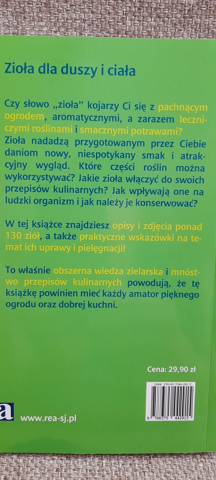 Zioła w kuchni I domowej apteczce NOWA