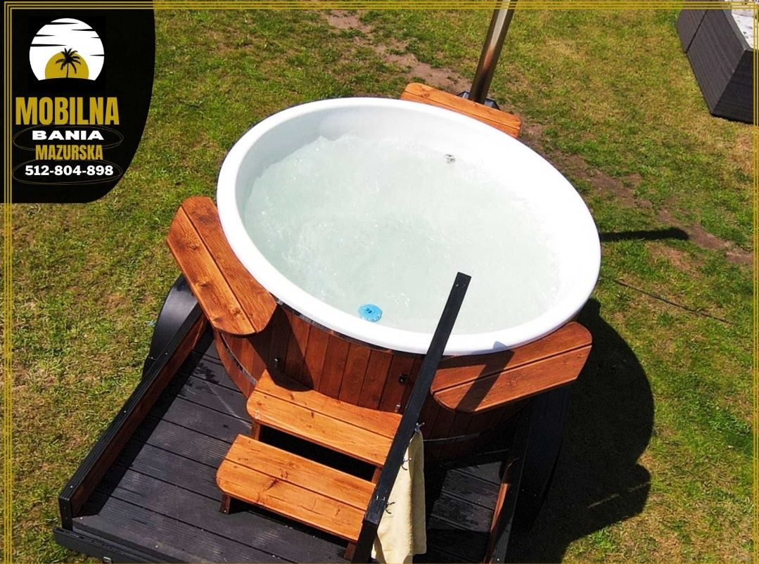 Mobilna bania/jacuzzi/balia // PROMOCJA 500ZŁ/WEEKEND / DREWNO GRATIS