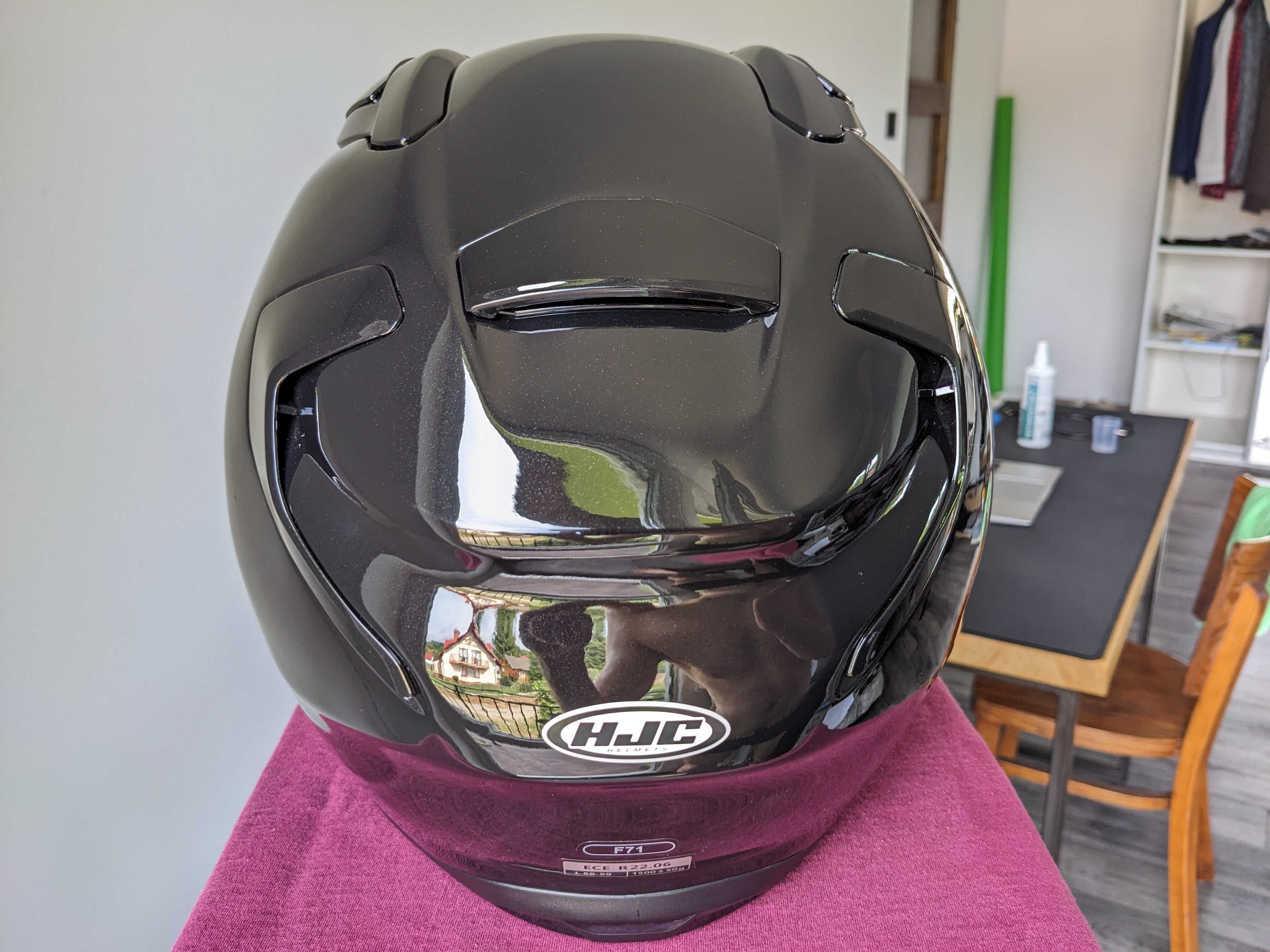 NOWY Z GWARANCJĄ kask motocyklowy HJC F71 METAL BLACK rozmiar L