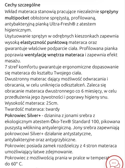 Lozko160x200 z materacem oraz stolikiem nocnym