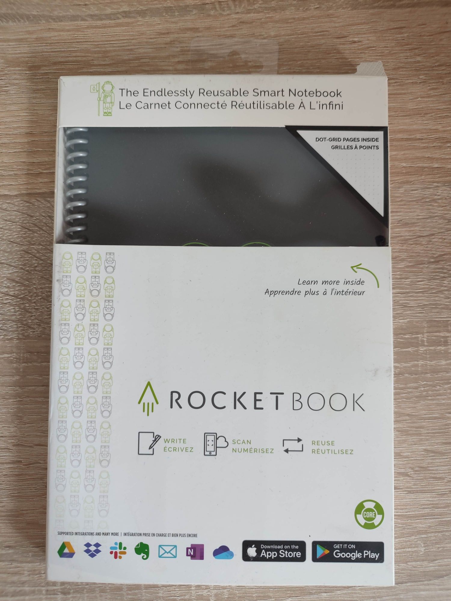 Nowy terminarz elektroniczny Rocketbook organizer