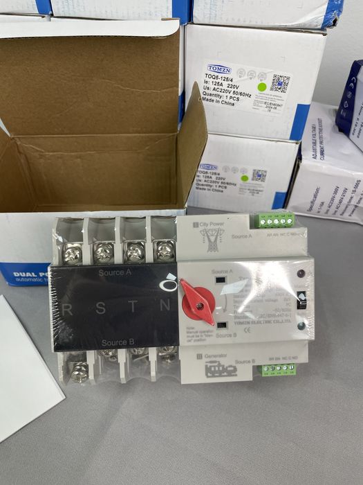 АВР Автоматический переключатель из электросети на генератор/инвертор