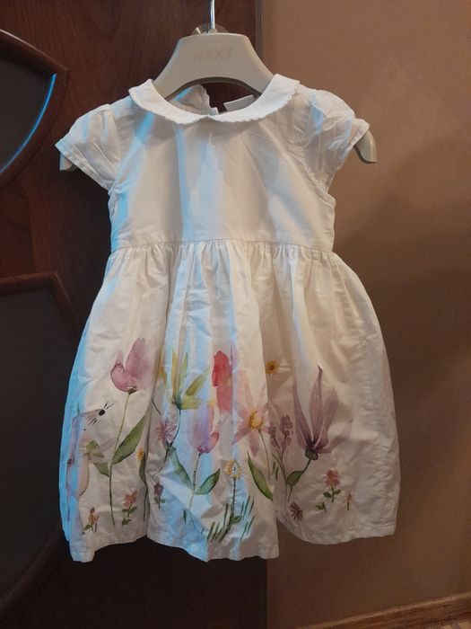 Sukienka biała rozmiar 86 next