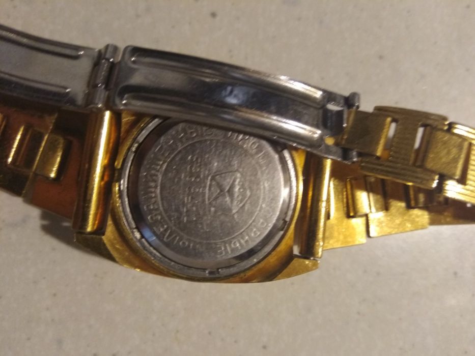 часы СССР заря Au10, браслет Au, знак качества