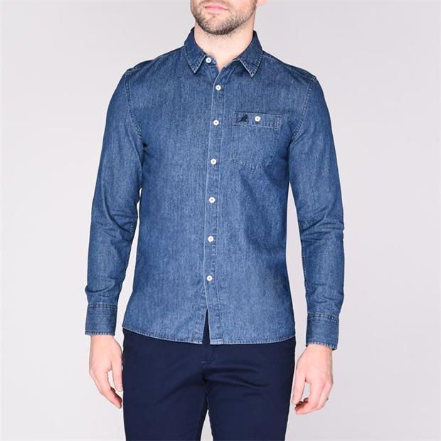 Джинсовоя рубашка kangol