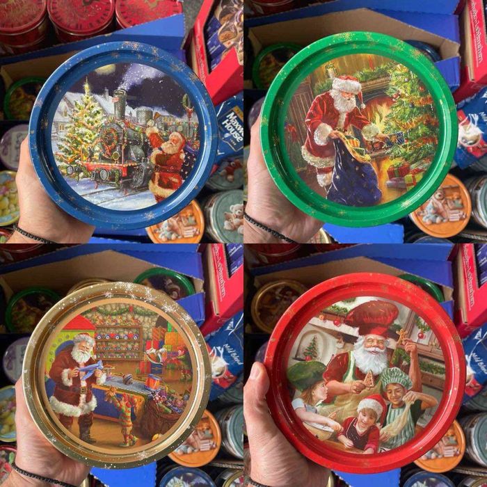 Новорічне печиво Якобсенс 340г в жб / печиво Jacobsens