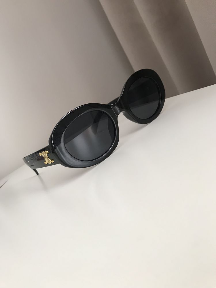 Nowe piekne okulary przeciwsłoneczne okrągłe celine inspo