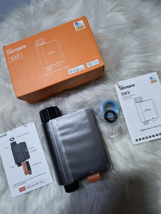 Inteligentny zawór wody - Sonoff Zigbee Smart Water Valve BSP