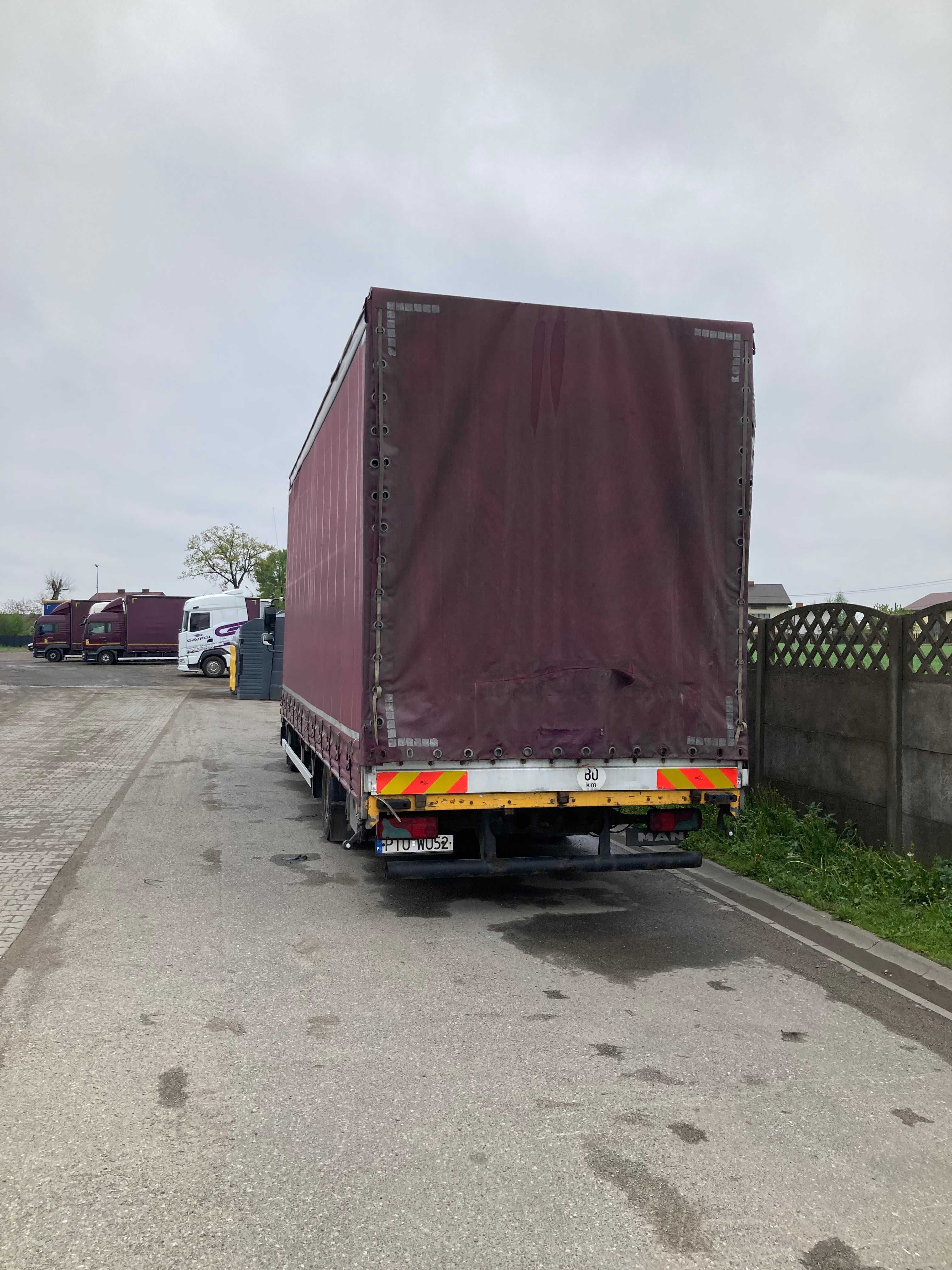 MAN TGL 10.250  plandeka CENA 25000 zł brutto