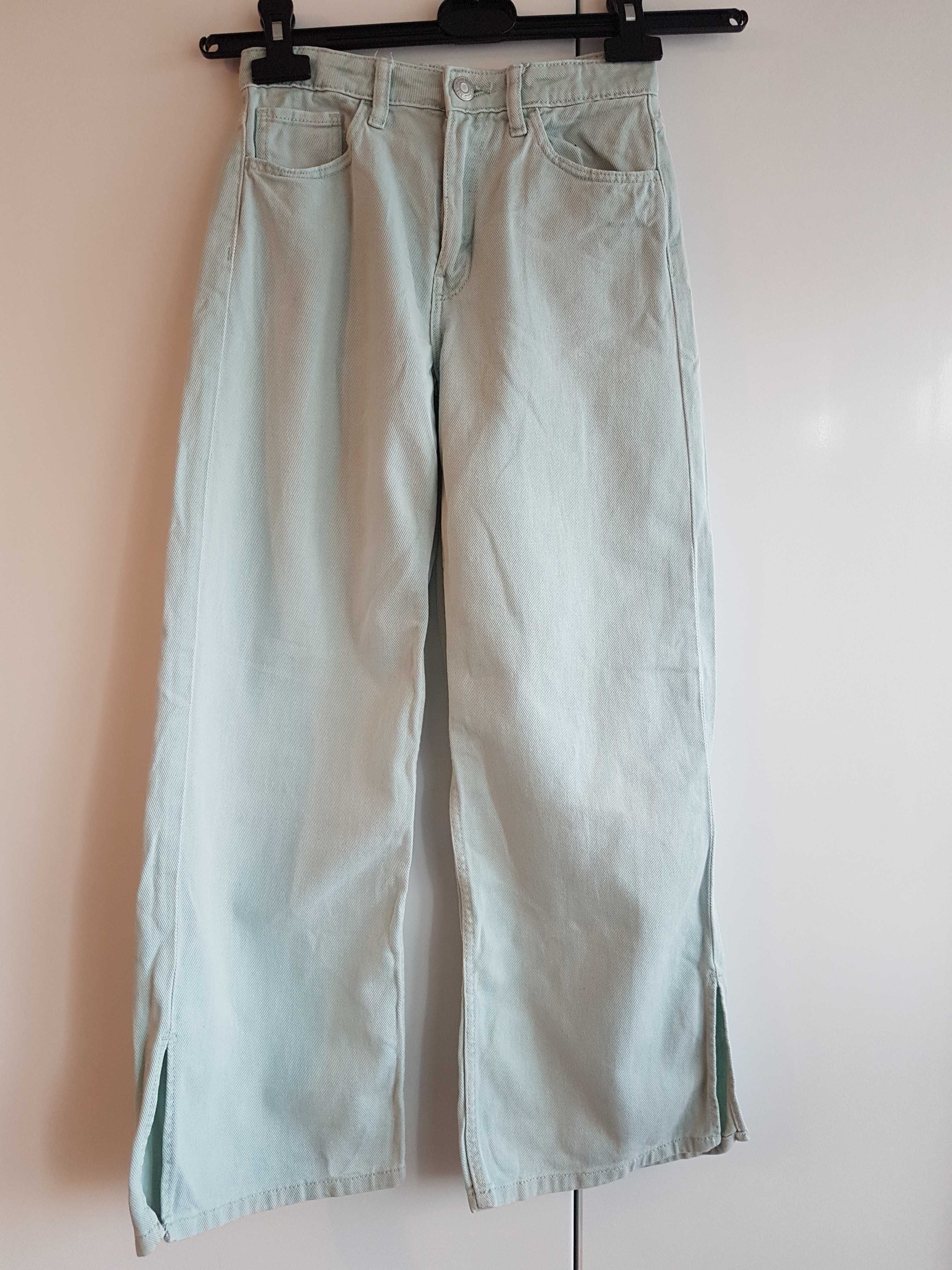 Nowość 2024:) jeansy Wide szeroka nogawka H&M roz 134