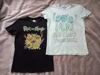 Dwa bawełniane T-shirty Rick and Morty, House M