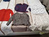 Lote 6 blusas menina 6 anos