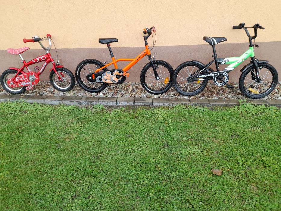 Rowery dziecięce rozne rozmiary
