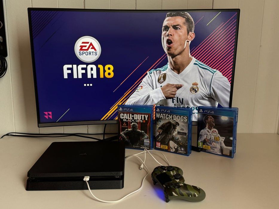 PlayStation 4 Slim 500 GB — чудовий стан