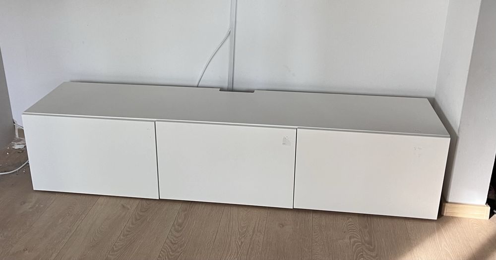 Ikea besta biala szafka pod tv rtv