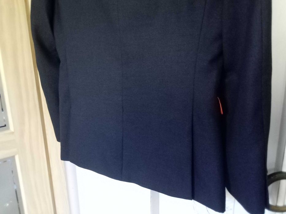 Jak NOWA next marynarka męska garnitur 38r slim fit granatowa M 48
